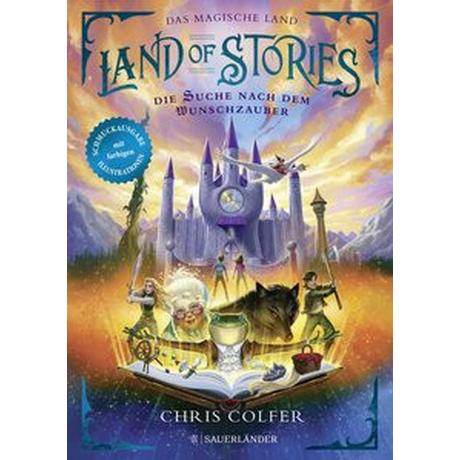 Land of Stories: Das magische Land - Die Suche nach dem Wunschzauber Colfer, Chris; Dorman, Brandon (Illustrationen); Pfeiffer, Fabienne (Übersetzung) Copertina rigida 