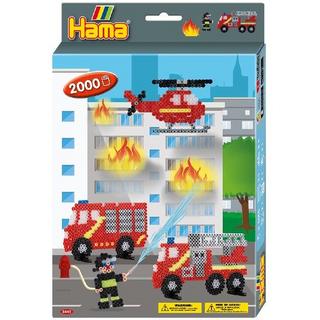 hama  Midi Bügelperlenset Feuerwehr (2000Teile) 