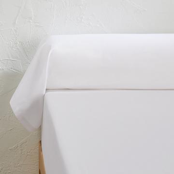 Taie de traversin unie percale coton bio Scenario