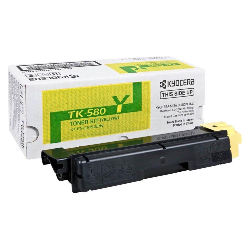 KYOCERA  Toner  TK-580Y Originale  Giallo 2800 pagine 
