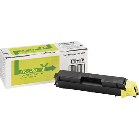 KYOCERA  Toner  TK-580Y Originale  Giallo 2800 pagine 