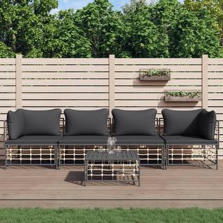 VidaXL Garten lounge set poly-rattan  