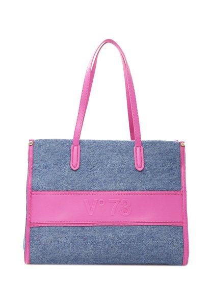 Image of Sorrento Bis Tote Handtasche Damen Blau Denim ONE SIZE