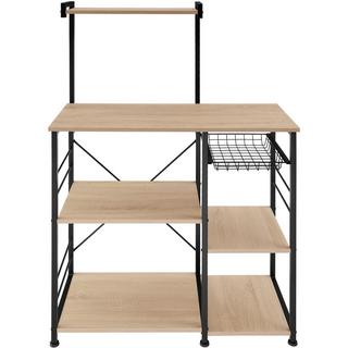 Tectake Scaffale da cucina Crawley 90x40x131,5cm  