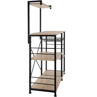 Tectake Scaffale da cucina Crawley 90x40x131,5cm  