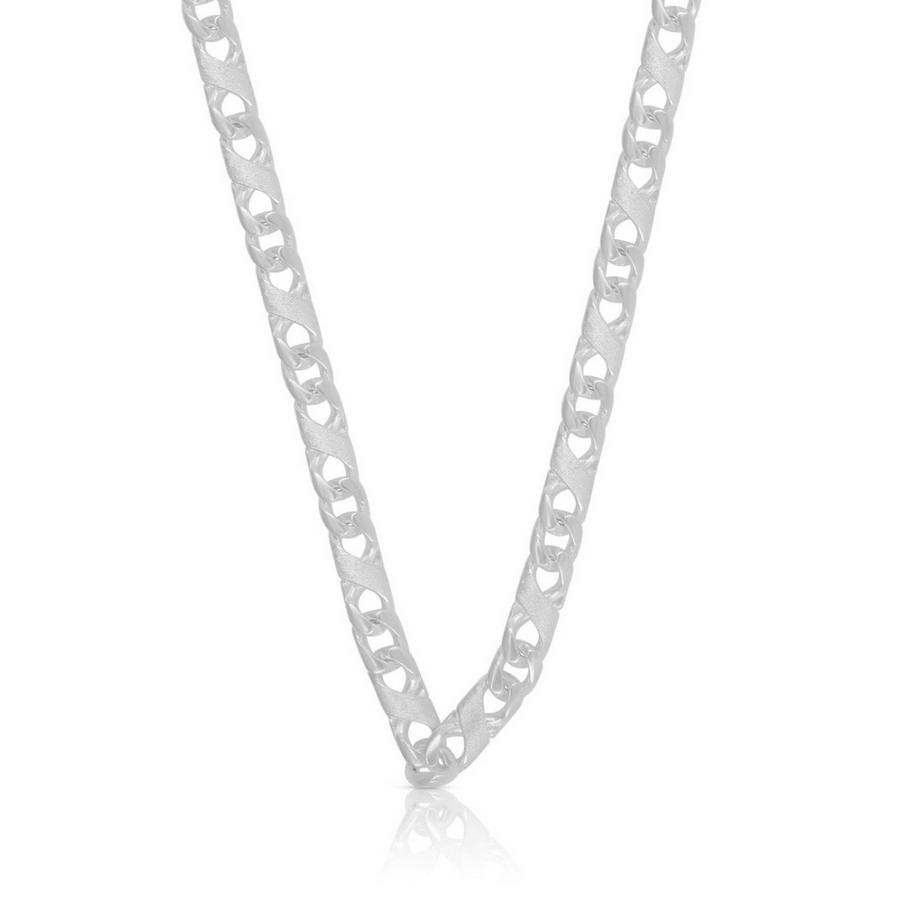 MUAU Schmuck  Collier 8er-Kette Silber 925, 4.9mm, 60cm 