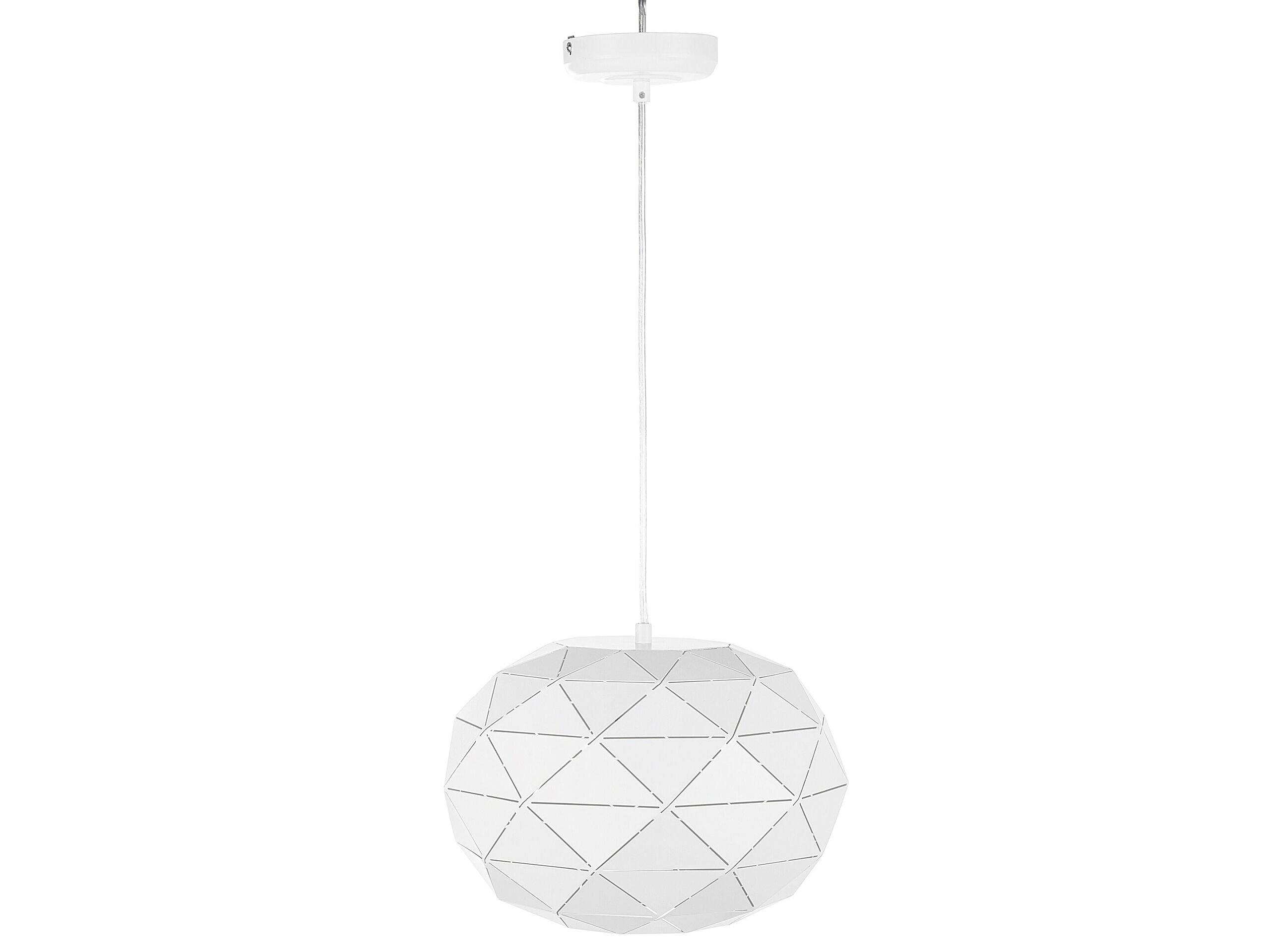 Beliani Lampe suspension en Métal Moderne REWA  