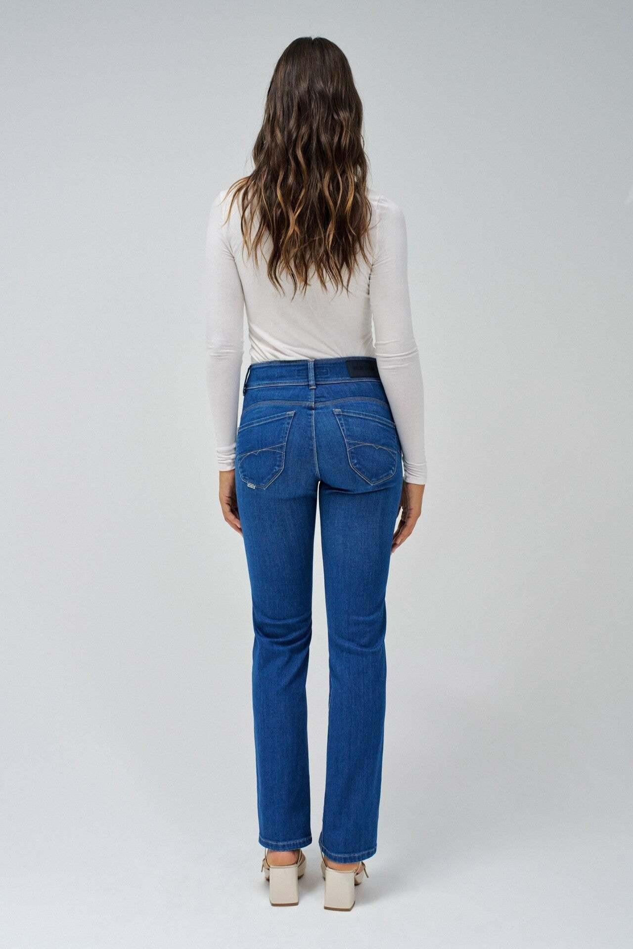 Salsa Secret Straight Medium Wash Jeans  