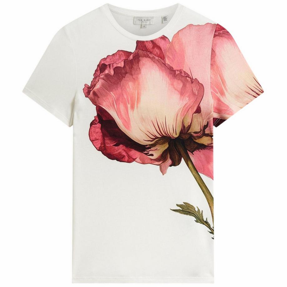 T-ShirtMotiftyle Grandes Fleurs