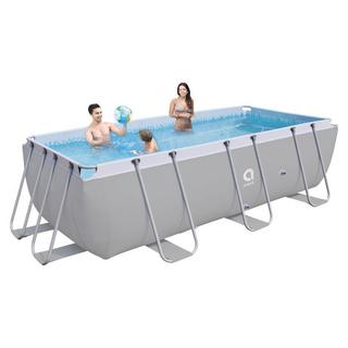 Jilong  Rechteckiges Rahmen - Pool Set (grau, 400cm × 200cm × 99cm, 51kg) 