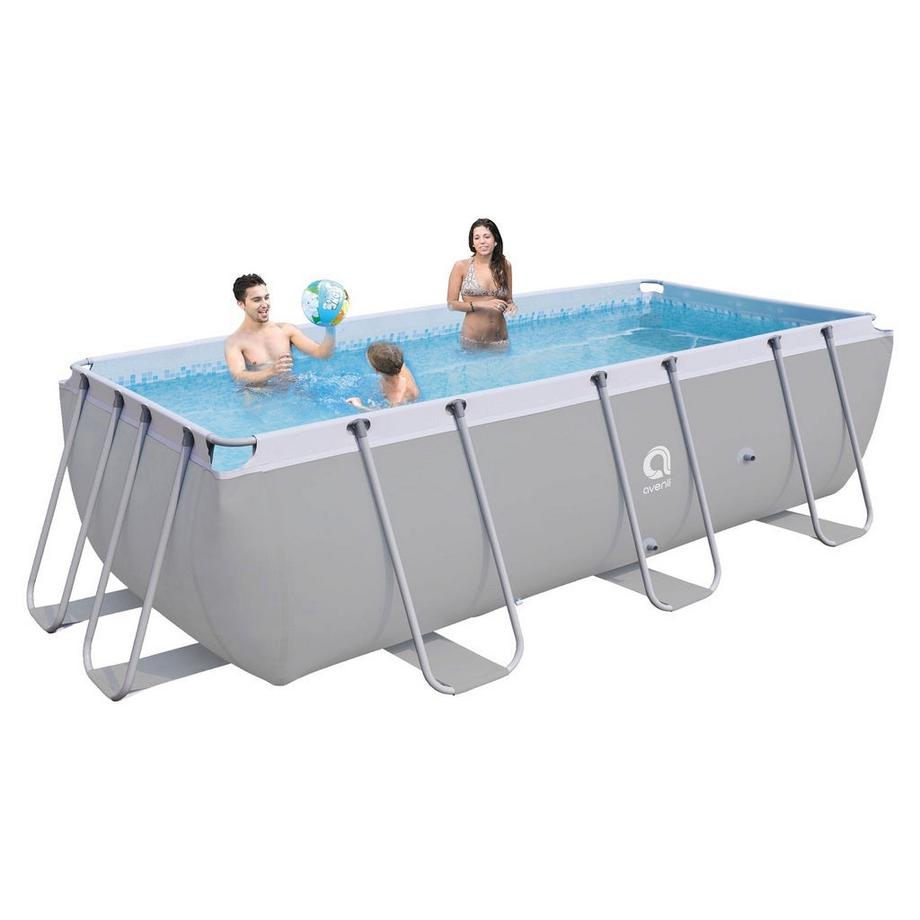 Set piscina con struttura rettangolare Jilong