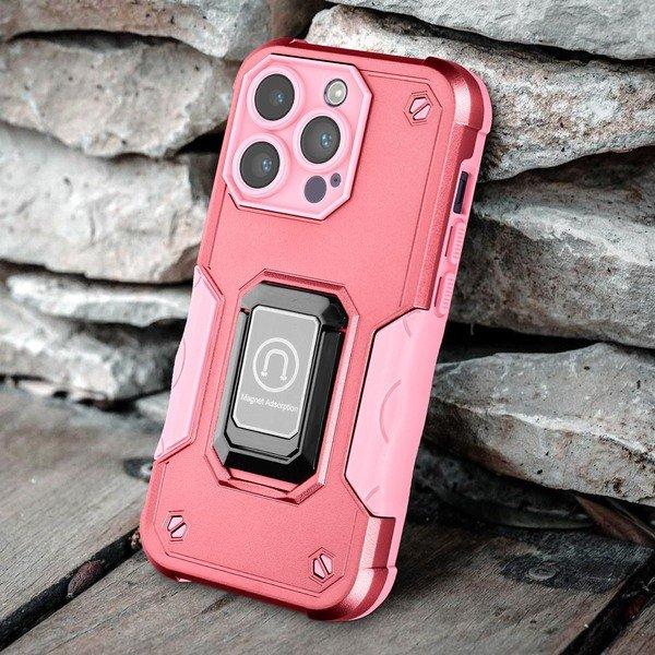 Avizar  Coque iPhone 14 Pro Max avec Bague Rose 