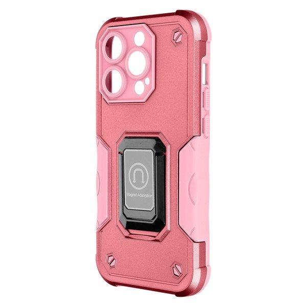 Avizar  Coque iPhone 14 Pro Max avec Bague Rose 