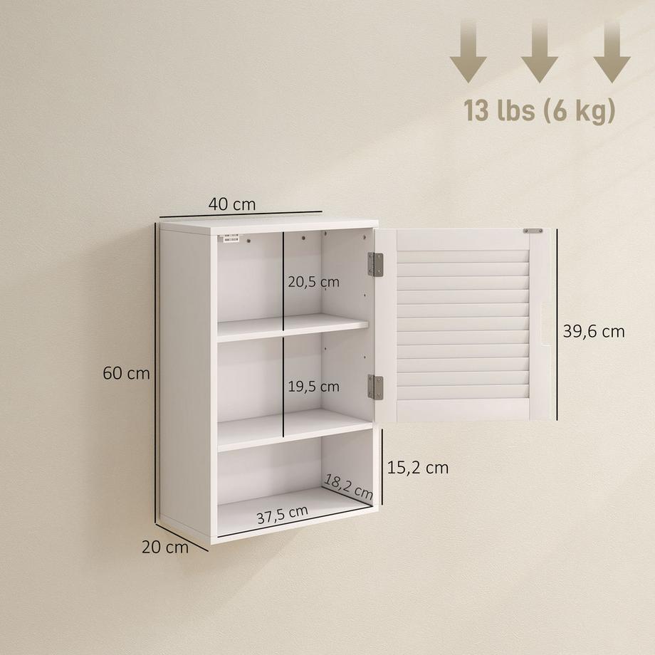 HOMCOM armoire suspendue  