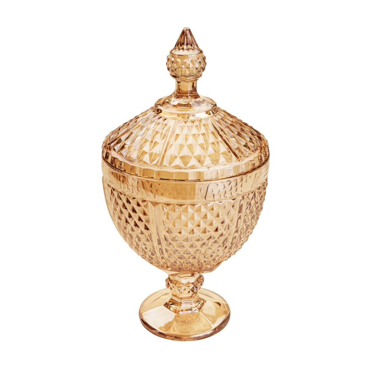 Image of Die Bonbonniere aus Bernsteinkristall 15x28cm Die Bonbonniere aus Bernsteinkristall 15x28cm