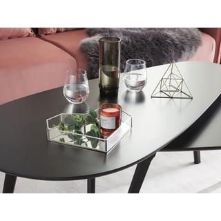 Beliani  Plateau en Verre Glamour PONTIVY 