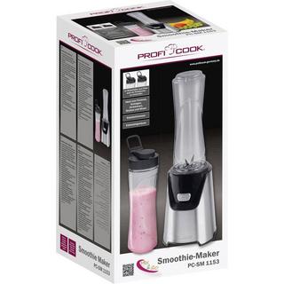 Profi Cook PC-SM 1153 Smoothie-Maker Edelstahl, Schwarz  