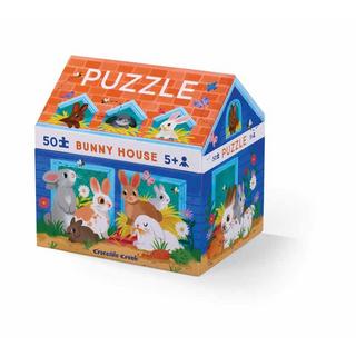 Crocodile Creek  House Puzzle 50 pc, Kaninchenstall, Crocodile Creek 