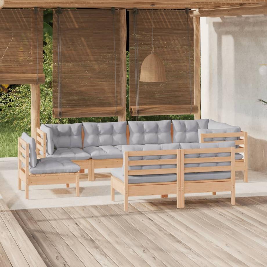 VidaXL Garten-lounge-set kiefernholz  