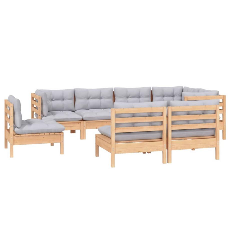 VidaXL Garten-lounge-set kiefernholz  