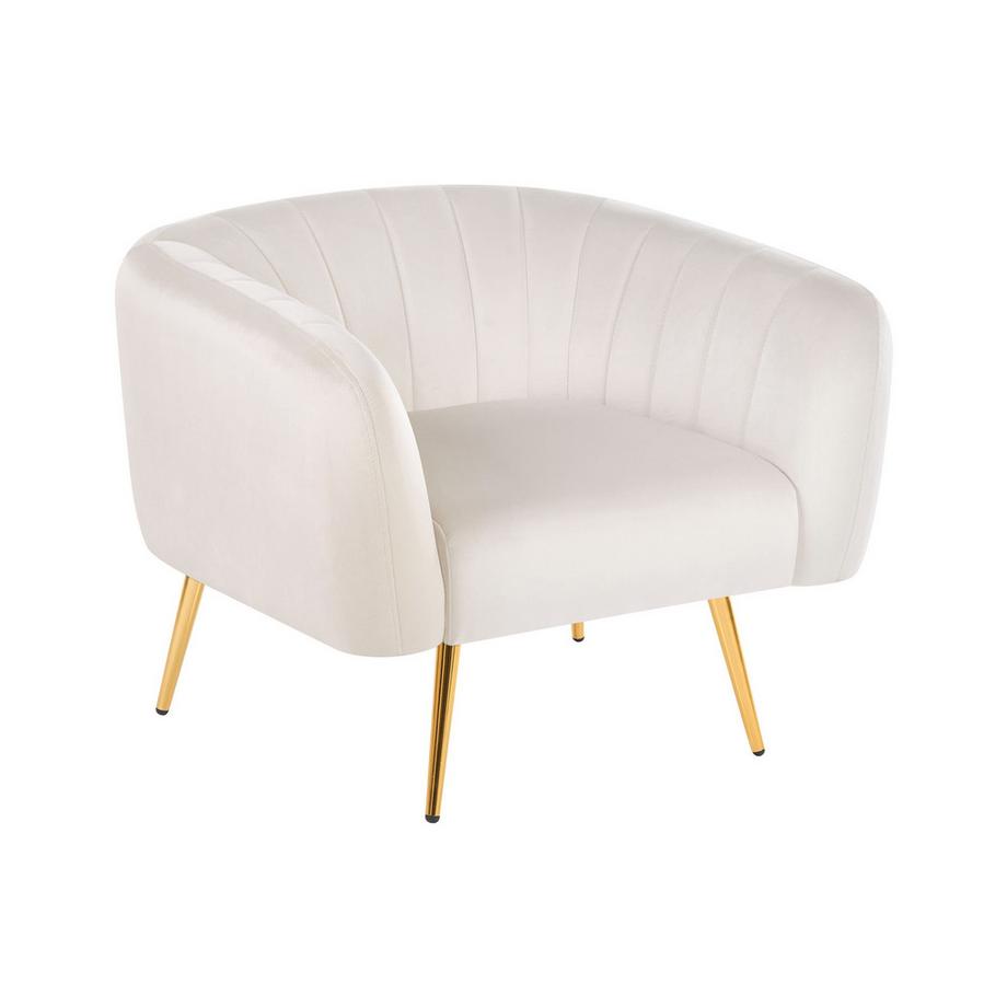 Sessel aus Samtstoff  LACONIA