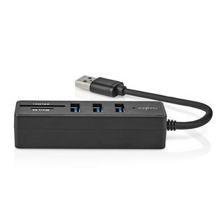 Nedis  Hub USB | USB A-Hane | 3x USB A femelle | 5-Port(s) | USB 3.2 Gen 1 | USB power | 5 Gbps | SD & MicroSD 