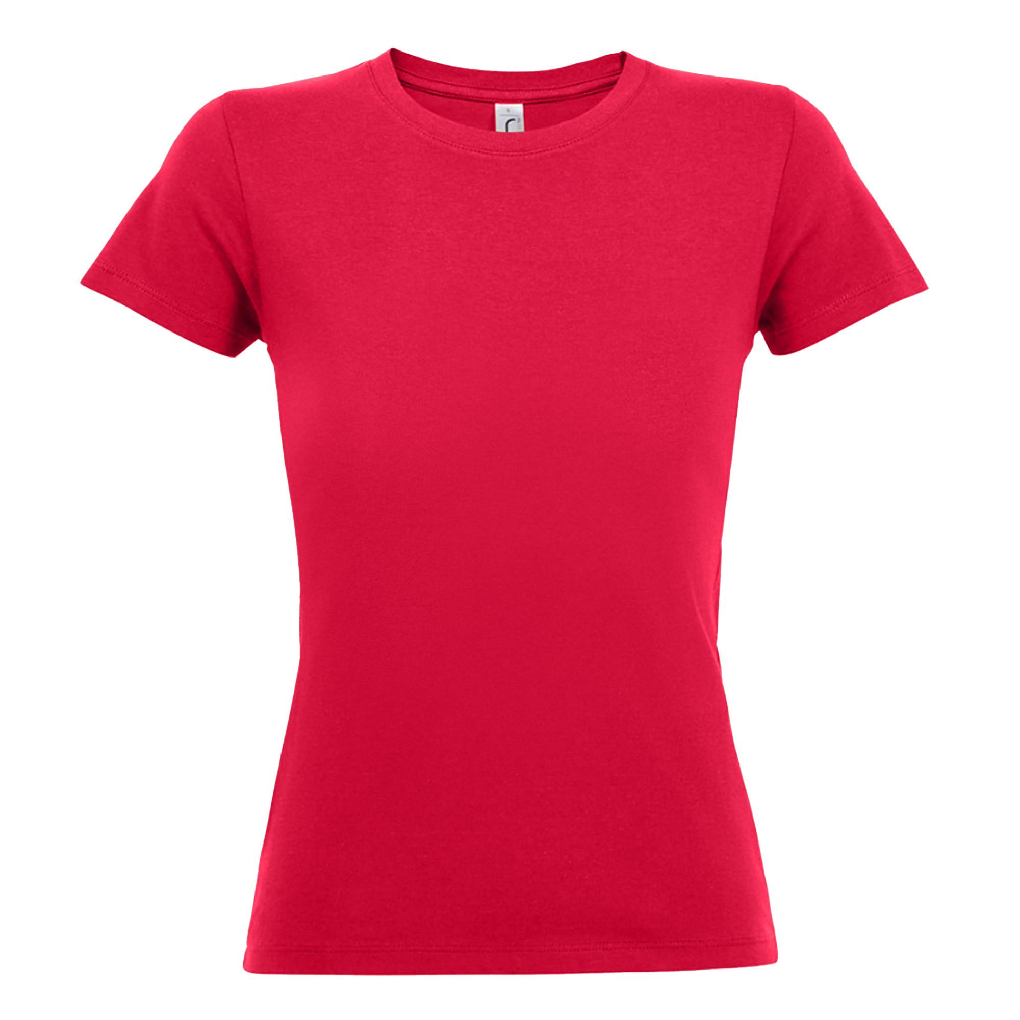 Image of Regent Kurzarm Tshirt Damen Rot Bunt 3XL