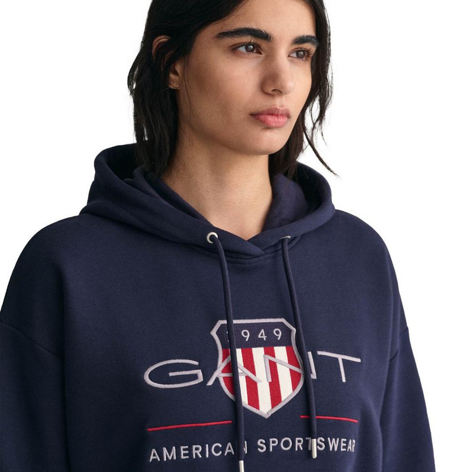 GANT Archive Shield Regular Fit Hoodie  