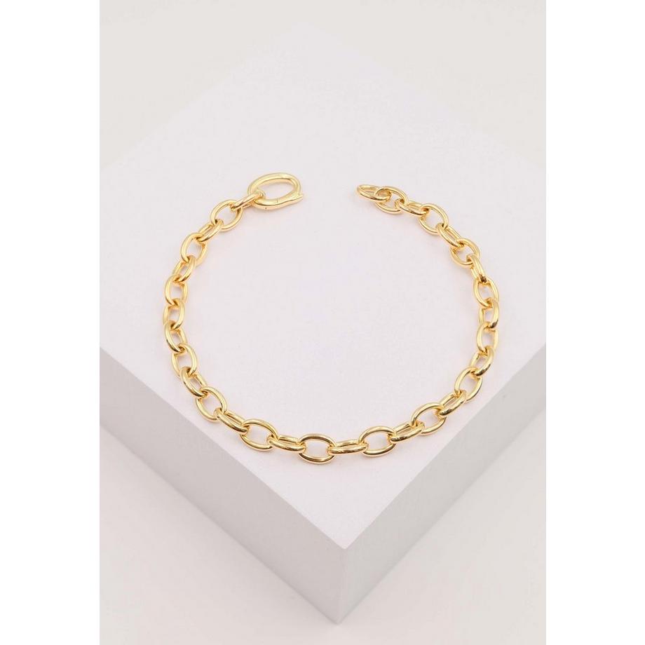 MUAU Schmuck  Bracelet Anker Gelbgold 750 20cm, 6mm 