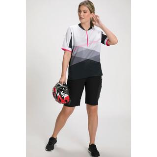 Ulla Popken  Bermuda funzionali per bicicletta resistenti all'abrasione con tasche con zip 