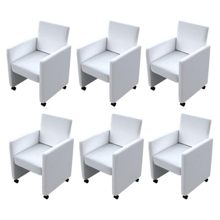 Chaise de salle à manger cuir artificiel