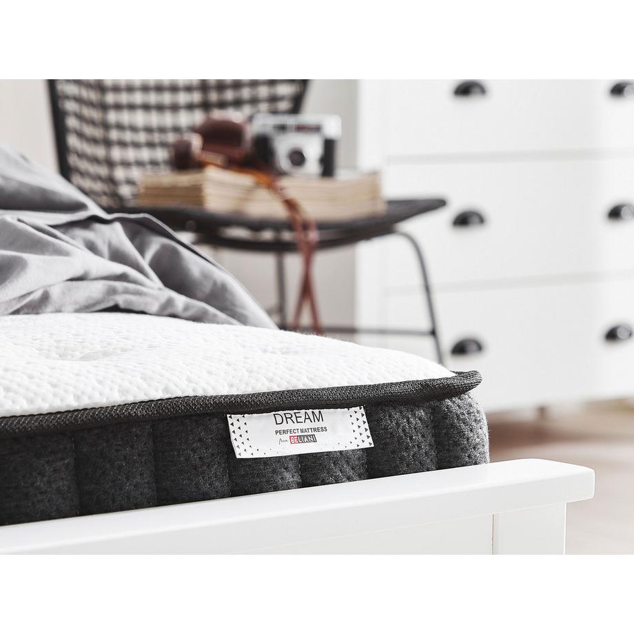 Beliani Matelas à ressorts ensachés en latex en Ressorts ensachés DREAM  