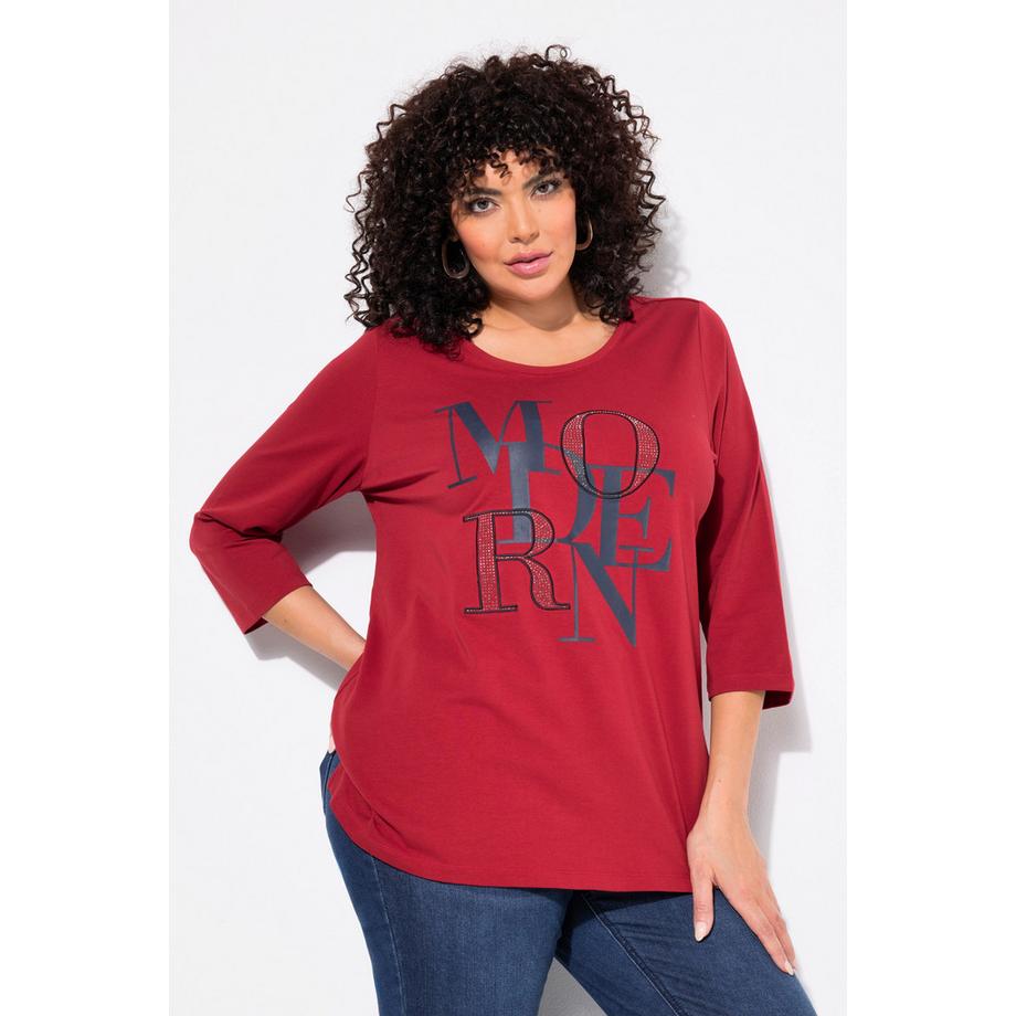 Ulla Popken Maglietta girocollo manica 3/4 Modern Classic  