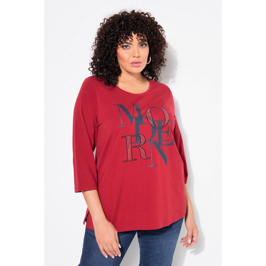 Ulla Popken Maglietta girocollo manica 3/4 Modern Classic  