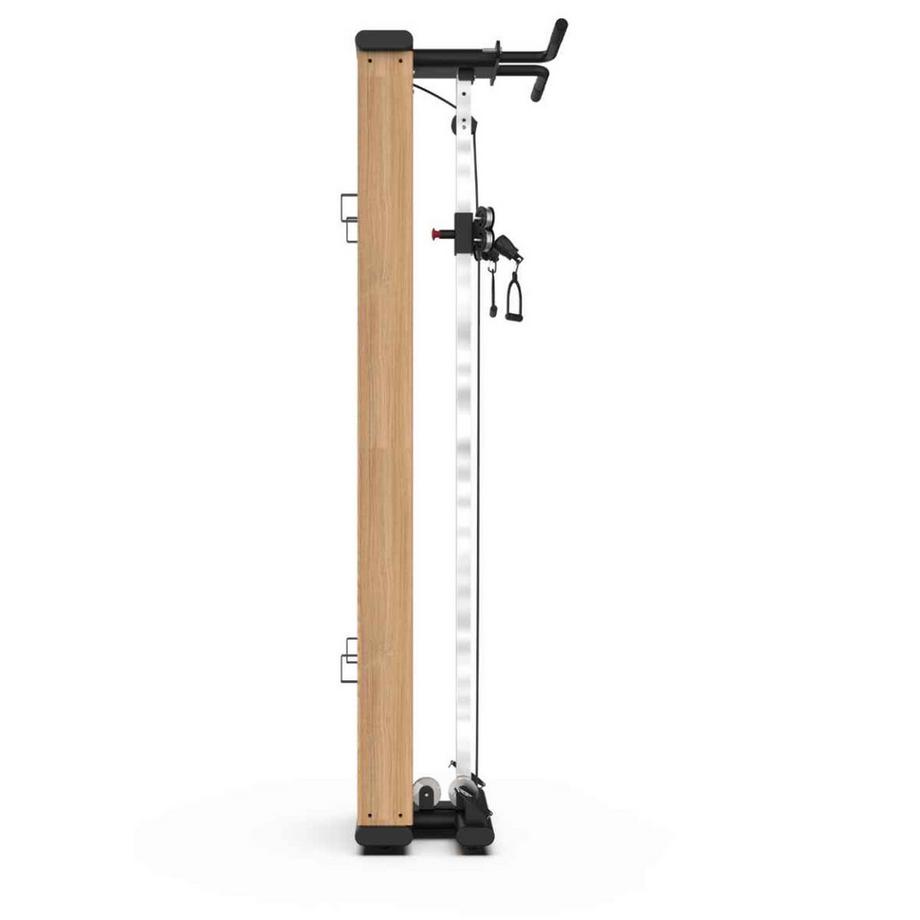 TWHEELS  Fitness Seilzugturm aus Eichenholz 