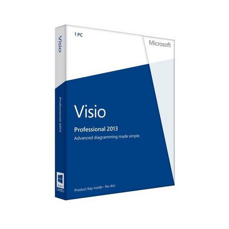 Microsoft  Visio 2013 Professionnel - Chiave di licenza da scaricare - Consegna veloce 7/7 