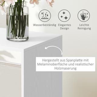 HOMCOM Kleiderschrank auf Rollen  