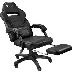 Racing Bürostuhl Comodo mit Fussstütze