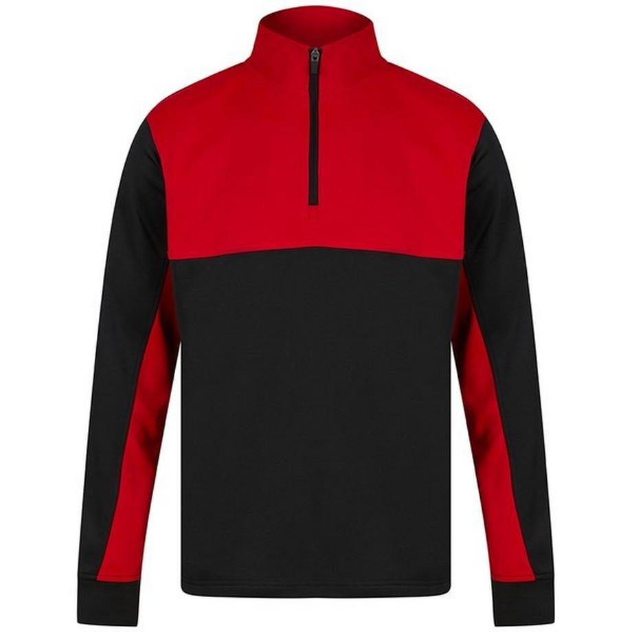 Trainingsjacke mit kurzem Reißverschluss