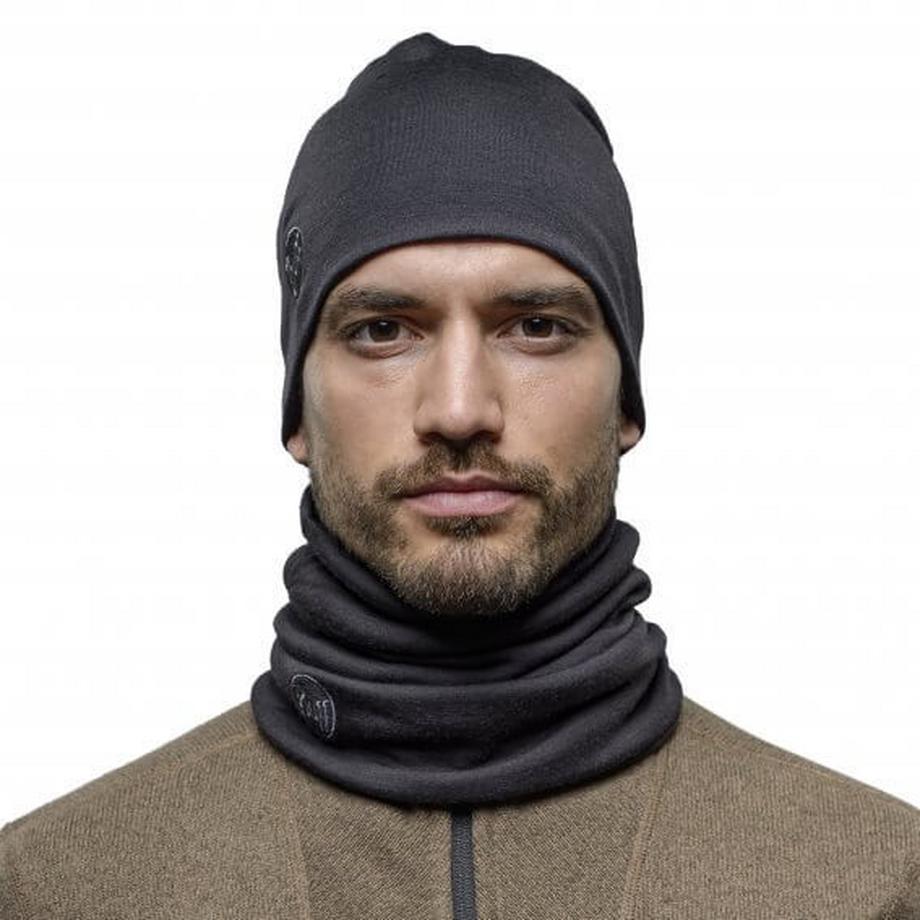 Buff  Heavyweight Merino Loose Hat Black 