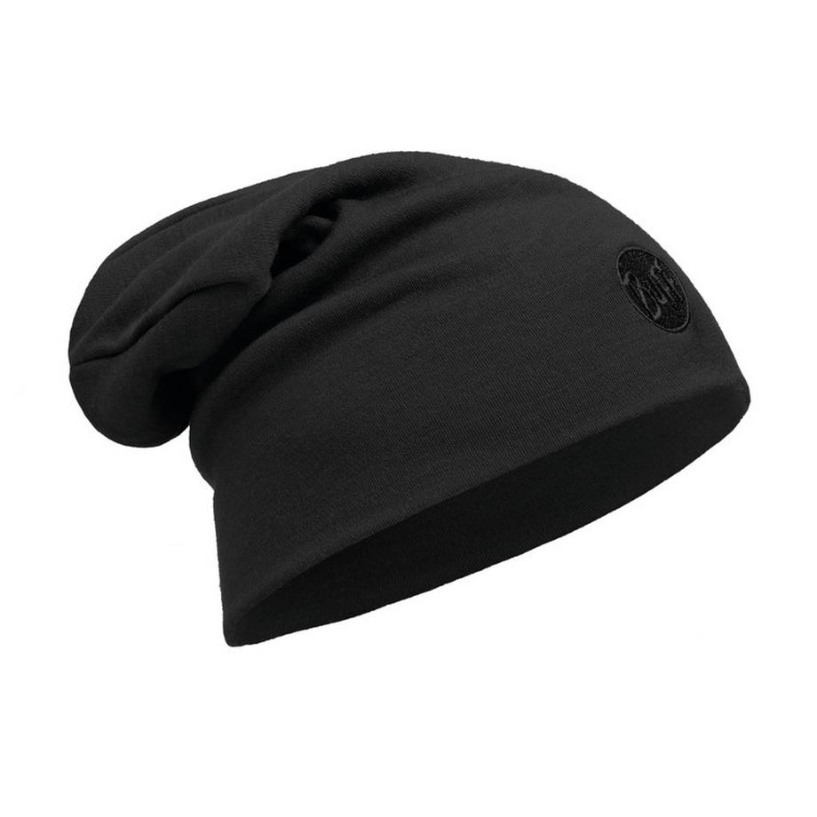 Heavyweight Merino Loose Hat Black