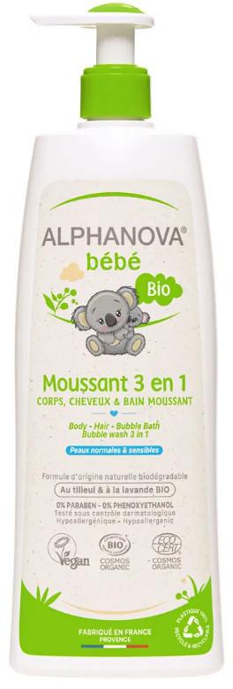 Alphanova  ALPHANOVA bébé Moussant 3en1 Bio (500ml) 