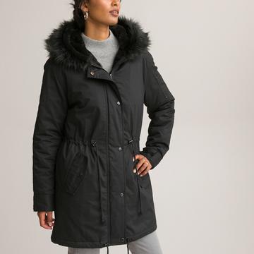 Parka mi-longue capuche fixe