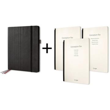 CONCEPTUM Business Organiser A4 CF132 Conceptum flex Set schwarz