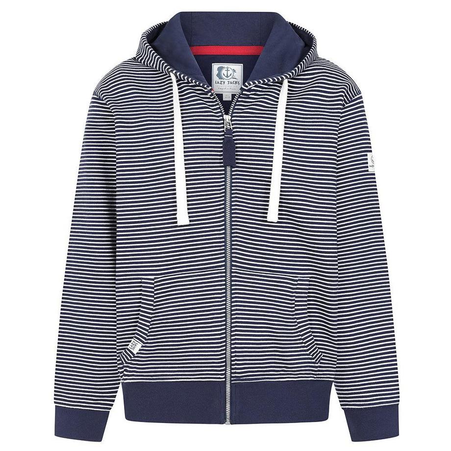 Veste à capuche motiftyle rayé