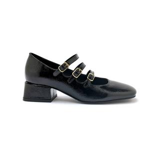 Pédiconfort  décolleté verniciato a triple cinturino 