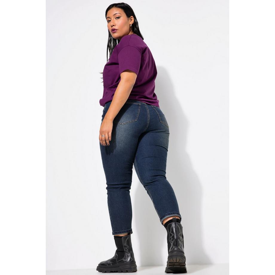 Studio Untold Mom Jeans Wide Straight Legs Vintage Optik 5-Pocket  