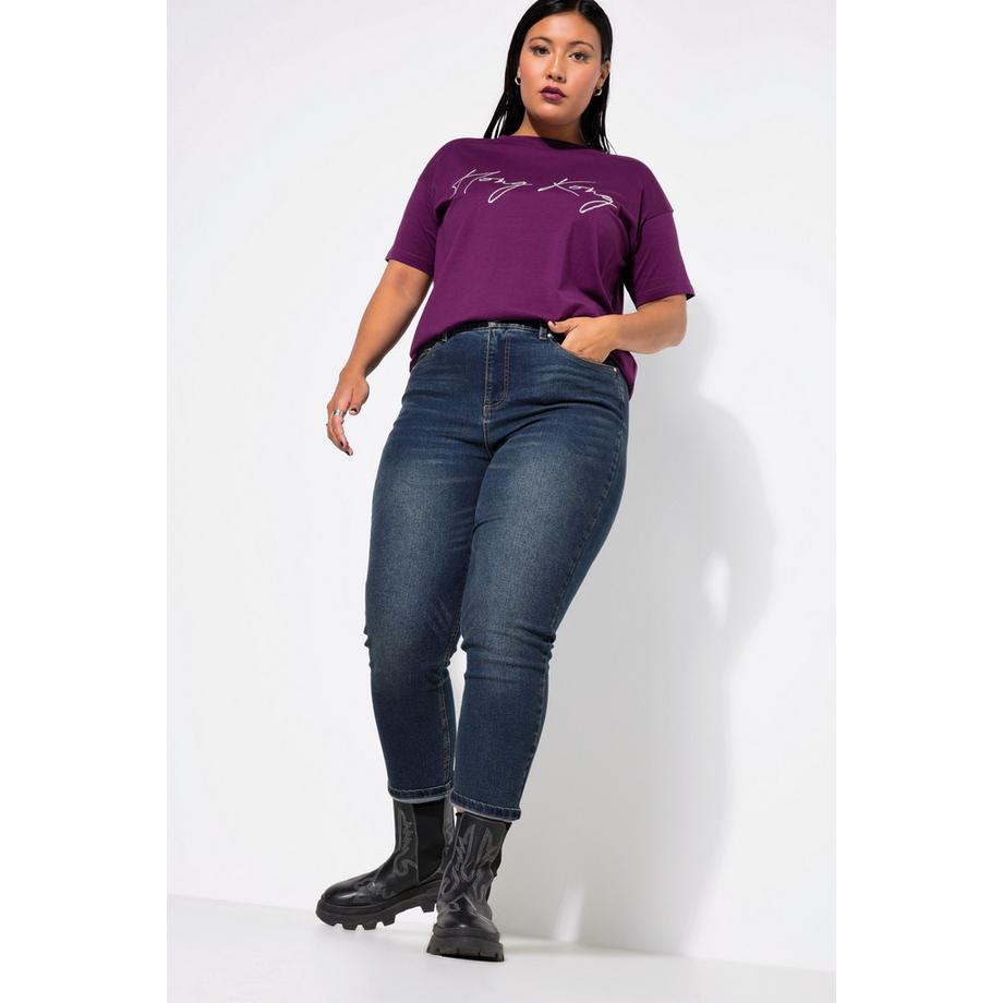 Studio Untold Mom Jeans Wide Straight Legs Vintage Optik 5-Pocket  