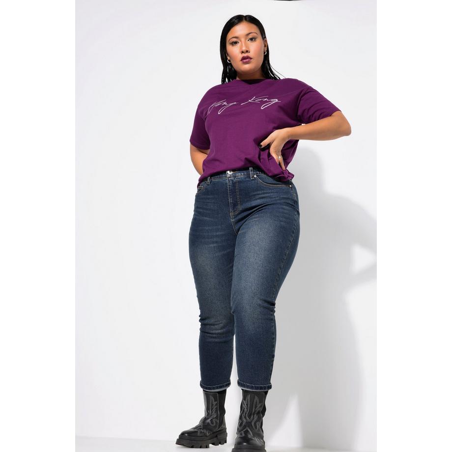 Studio Untold Mom Jeans Wide Straight Legs Vintage Optik 5-Pocket  