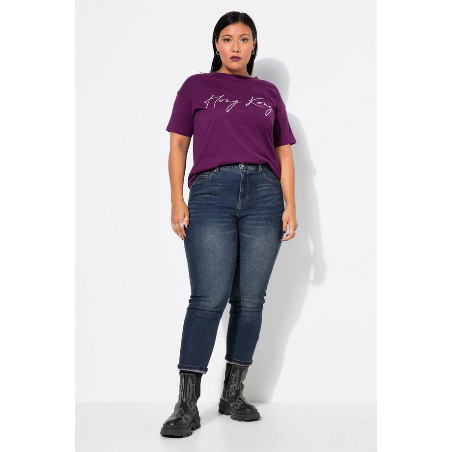 Studio Untold Mom Jeans Wide Straight Legs Vintage Optik 5-Pocket  